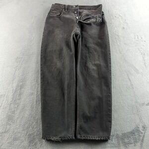 Vintage 90s Calvin Klein Jeans 30 (Fits 28x28) Black Faded Wide Grunge Canada